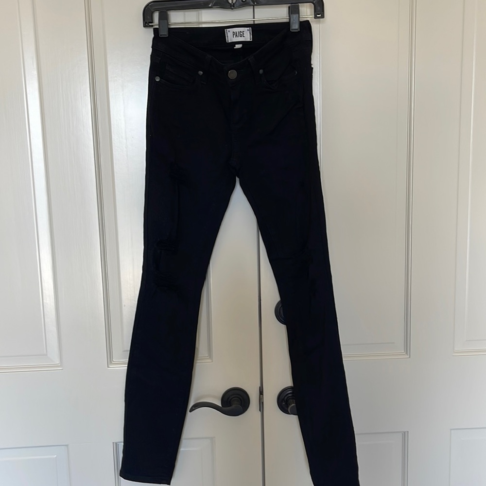 Paige stretch denim skinny jeans